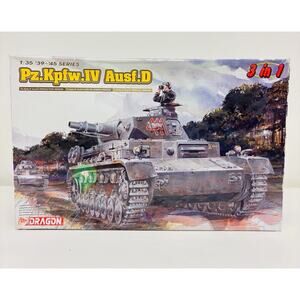 Dragon 3n1 Pz.Kpfw.IV Ausf.D 1:35 Plastic Model Kit 6265 New Open Box